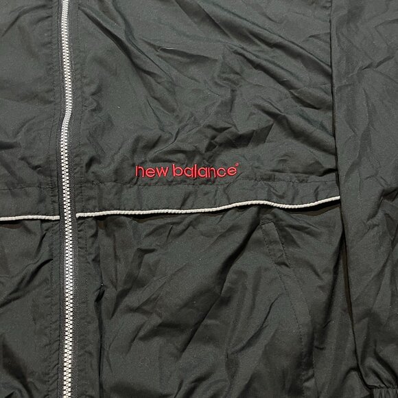 Vintage Womens New Balance Full Zip Windbreaker Warmup Jacket Pockets Large - Picture 2 of 11
